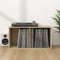 vidaXL - Opbergbox - voor - LP's - 71x34x36 - cm - bewerkt - hout - sonoma - eikenkleur