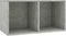vidaXL - Opbergbox - voor - LP's - 71x34x36 - cm - bewerkt - hout - betongrijs