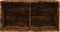 vidaXL - Opbergbox - voor - LP's - 71x34x36 - cm - bewerkt - hout - gerookt - eikenkleur