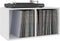 vidaXL - Opbergbox - voor - LP's - 71x34x36 - cm - bewerkt - hout - wit