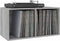 vidaXL - Opbergbox - voor - LP's - 71x34x36 - cm - bewerkt - hout - grijs - sonoma - eiken