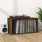 vidaXL - Opbergbox - voor - LP's - 71x34x36 - cm - bewerkt - hout - bruineikenkleurig