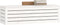 vidaXL - Opbergbox - wit - 109x36,5x33 - cm - massief - grenenhout