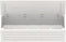 vidaXL - Opbergbox - wit - 109x36,5x33 - cm - massief - grenenhout