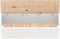 vidaXL - Opbergbox - wit - 109x36,5x33 - cm - massief - grenenhout
