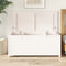 vidaXL - Opbergbox - wit - 110x50x45,5 - cm - massief - grenenhout
