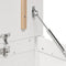 vidaXL - Opbergbox - wit - 110x50x45,5 - cm - massief - grenenhout