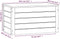 vidaXL - Opbergbox - wit - 59,5x36,5x33 - cm - massief - grenenhout
