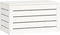 vidaXL - Opbergbox - wit - 59,5x36,5x33 - cm - massief - grenenhout