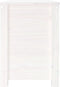 vidaXL - Opbergbox - wit - 60x32x45,5 - cm - massief - grenenhout