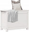 vidaXL - Opbergbox - wit - 60x32x45,5 - cm - massief - grenenhout