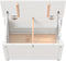 vidaXL - Opbergbox - wit - 60x32x45,5 - cm - massief - grenenhout