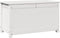 vidaXL - Opbergbox - wit - 80x40x45,5 - cm - massief - grenenhout