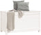vidaXL - Opbergbox - wit - 80x40x45,5 - cm - massief - grenenhout