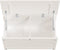 vidaXL - Opbergbox - wit - 80x40x45,5 - cm - massief - grenenhout