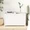 vidaXL - Opbergbox - wit - 80x40x45,5 - cm - massief - grenenhout
