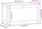 vidaXL - Opbergbox - wit - 80x40x45,5 - cm - massief - grenenhout