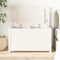 vidaXL - Opbergbox - wit - 80x40x45,5 - cm - massief - grenenhout