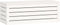 vidaXL - Opbergbox - wit - 89x36,5x33 - cm - massief - grenenhout
