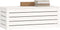 vidaXL - Opbergbox - wit - 89x36,5x33 - cm - massief - grenenhout