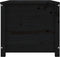vidaXL - Opbergbox - zwart - 110x50x45,5 - cm - massief - grenenhout
