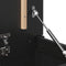 vidaXL - Opbergbox - zwart - 110x50x45,5 - cm - massief - grenenhout