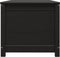 vidaXL - Opbergbox - zwart - 110x50x45,5 - cm - massief - grenenhout