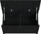 vidaXL - Opbergbox - zwart - 80x40x45,5 - cm - massief - grenenhout