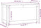 vidaXL - Opbergbox - zwart - 80x40x45,5 - cm - massief - grenenhout