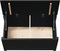 vidaXL - Opbergbox - zwart - 80x40x45,5 - cm - massief - grenenhout