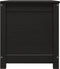 vidaXL - Opbergbox - zwart - 80x40x45,5 - cm - massief - grenenhout