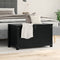 vidaXL - Opbergbox - zwart - 80x40x45,5 - cm - massief - grenenhout