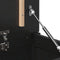 vidaXL - Opbergbox - zwart - 80x40x45,5 - cm - massief - grenenhout