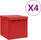vidaXL - Opbergboxen - 10 - st - 28x28x28 - cm - nonwoven - stof - babyblauw
