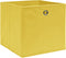 vidaXL - Opbergboxen - 10 - st - 28x28x28 - cm - nonwoven - stof - geel