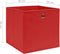 vidaXL - Opbergboxen - 10 - st - 28x28x28 - cm - nonwoven - stof - rood
