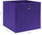 vidaXL - Opbergboxen - 10 - st - 28x28x28 - cm - nonwoven - stof - paars