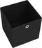 vidaXL - Opbergboxen - 10 - st - 28x28x28 - cm - nonwoven - stof - zwart