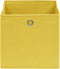 vidaXL - Opbergboxen - 10 - st - 28x28x28 - cm - nonwoven - stof - geel