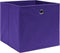 vidaXL - Opbergboxen - 10 - st - 28x28x28 - cm - nonwoven - stof - paars