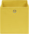 vidaXL - Opbergboxen - 10 - st - 28x28x28 - cm - nonwoven - stof - geel