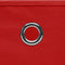 vidaXL - Opbergboxen - 10 - st - 28x28x28 - cm - nonwoven - stof - rood