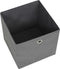 vidaXL - Opbergboxen - 10 - st - 28x28x28 - cm - nonwoven - stof - grijs