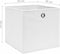 vidaXL - Opbergboxen - 10 - st - 28x28x28 - cm - nonwoven - stof - wit