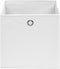 vidaXL - Opbergboxen - 10 - st - 28x28x28 - cm - nonwoven - stof - wit