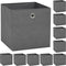 vidaXL - Opbergboxen - 10 - st - 32x32x32 - cm - nonwoven - stof - grijs