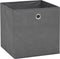 vidaXL - Opbergboxen - 10 - st - 32x32x32 - cm - nonwoven - stof - grijs