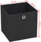 vidaXL - Opbergboxen - 10 - st - 32x32x32 - cm - nonwoven - stof - grijs