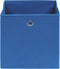 vidaXL - Opbergboxen - 10 - st - 32x32x32 - cm - stof - blauw
