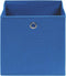 vidaXL - Opbergboxen - 10 - st - 32x32x32 - cm - stof - blauw